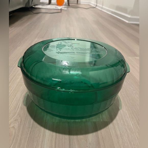 Tupperware Preludio Acrylic Salad Bowl 6 Serving Bowls/2 containers/2 spon/ bowl - Picture 4 of 7